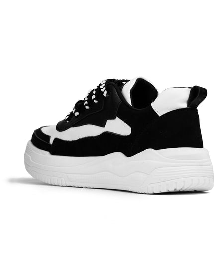 Zapatilla Strong - Blanco Negro - Tienda Nébula