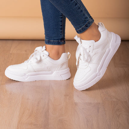 Zapatilla Troyes - Blanco - Tienda Nébula