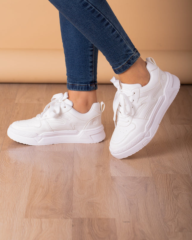 Zapatilla Troyes - Blanco - Tienda Nébula