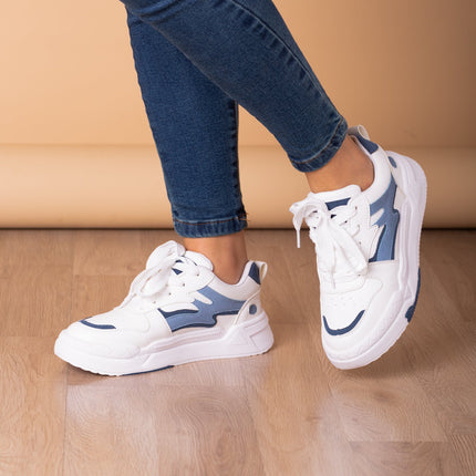 Zapatilla Troyes - Celeste - Tienda Nébula