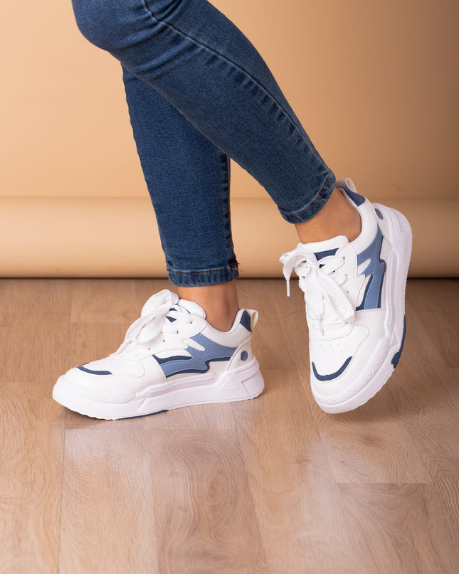 Zapatilla Troyes - Celeste - Tienda Nébula