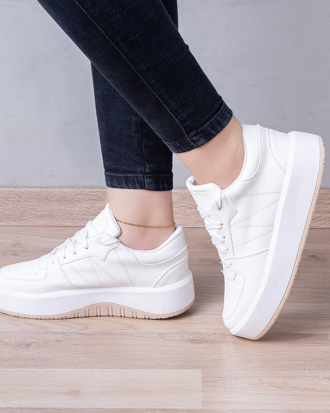 Zapatilla Ypres - Blanco - Tienda Nébula