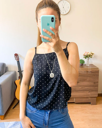 Blusa Dots - Negro