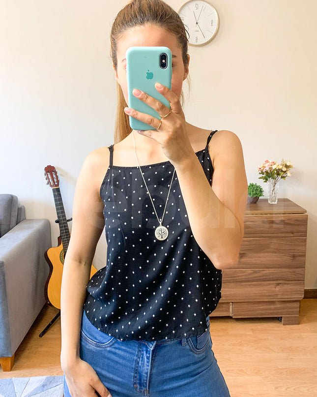 Blusa Dots - Negro