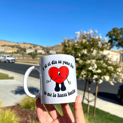 Taza personalizada - Si El Día Se Pone Feo, Tú Me Lo Haces Bonito