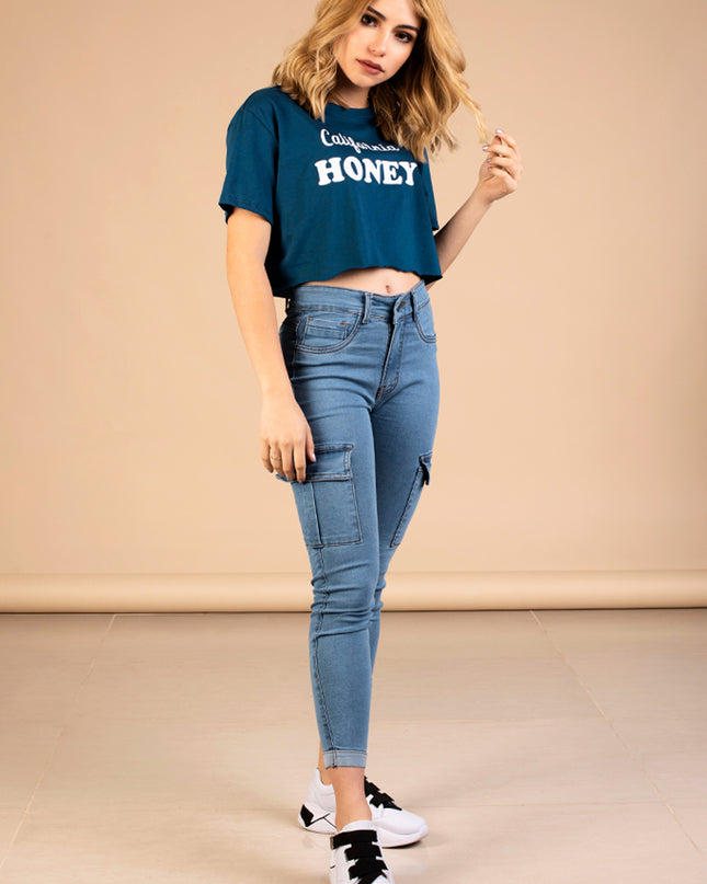 Crop Maya - Azul