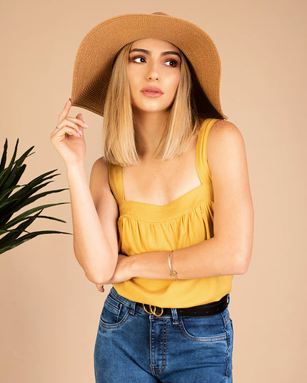 Blusa Tyra - Mostaza