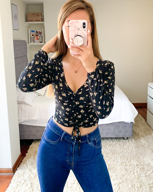 Top Maria Paula - Negro