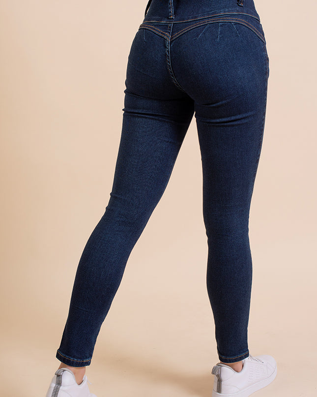 Pantalón High Waist - Azul
