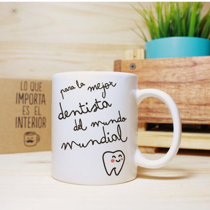 Taza personalizada - La Mejor Dentista del Mundo