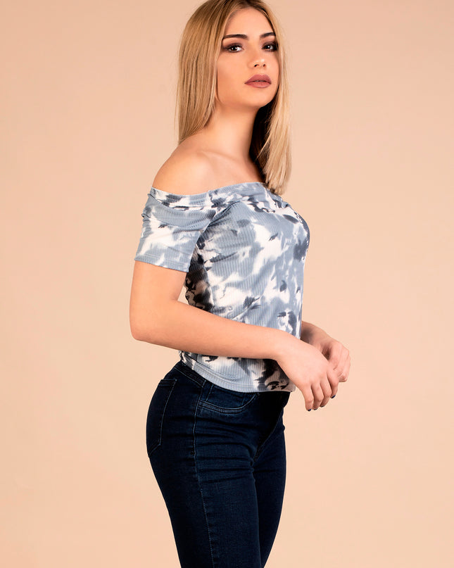 Top TieDye - Acero