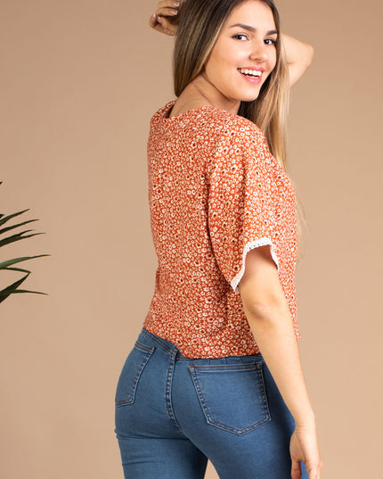 Blusa Wood - Naranja