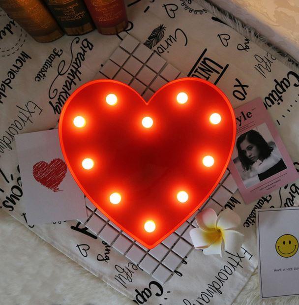 Luz de Corazon - Rojo