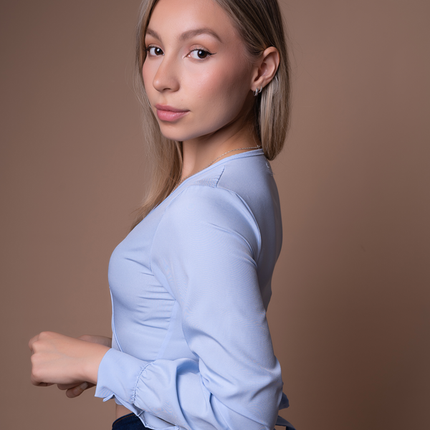 Blusa Vanya- Celeste