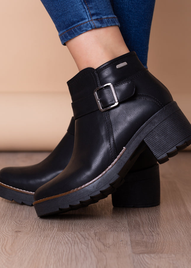 Botin Busselton - Negro Cuero