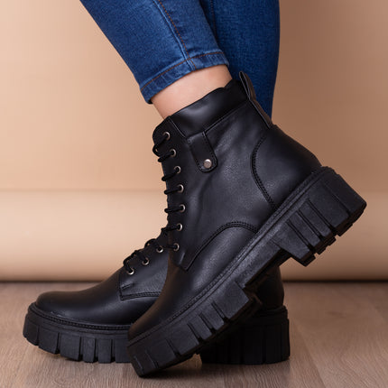 Botas Mujer Hobart - Negro