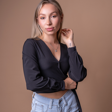 Blusa Vanya - Negro
