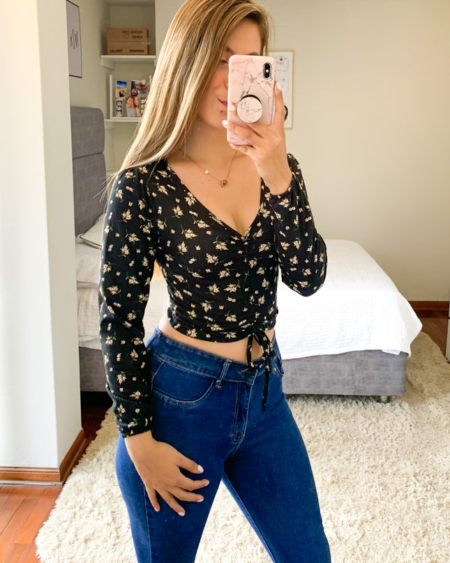 Top Maria Paula - Negro