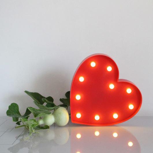 Luz de Corazon - Rojo