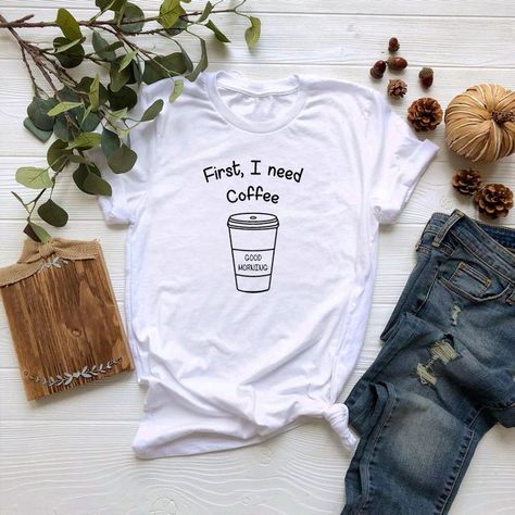 Polo Personalizado - First I need coffee