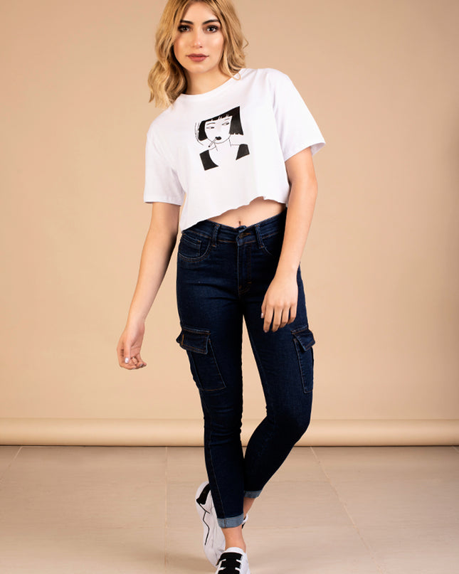 Crop Maya - Blanco