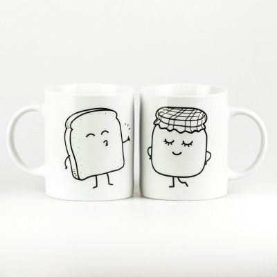 Taza personalizada - Eres mi pan y yo tu mermelada