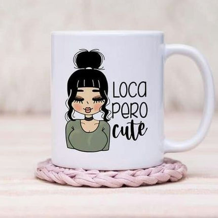 Taza personalizada - Loca pero Cute