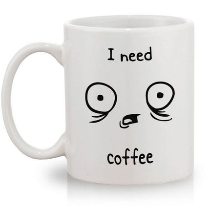Taza personalizada - I Need Coffee