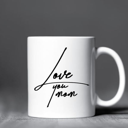Taza personalizada - Love you mom