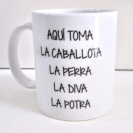 Taza personalizada - La Caballota