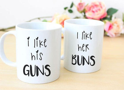 Taza personalizada - Guns and Buns
