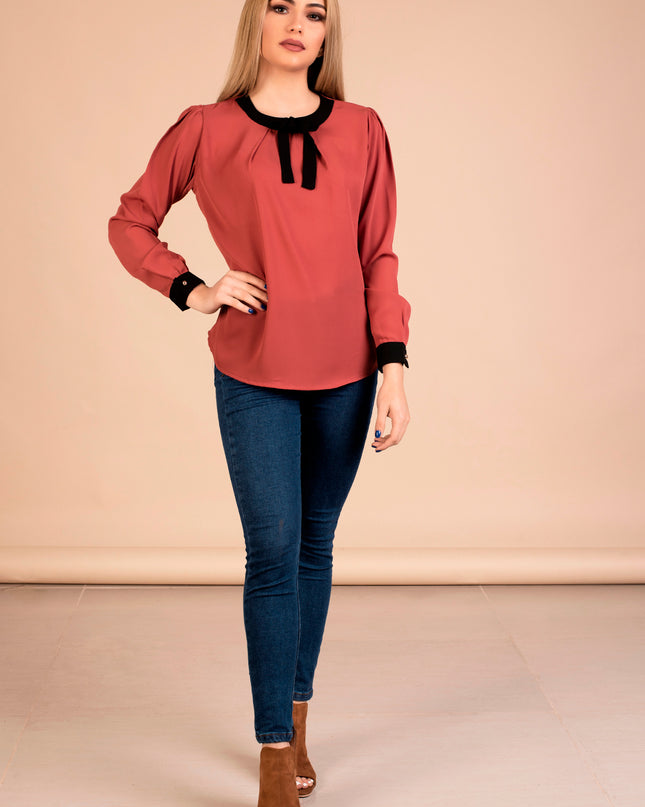 Blusa Disha - Lacre