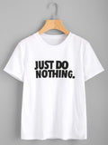 Polo Personalizado - Just Do Nothing