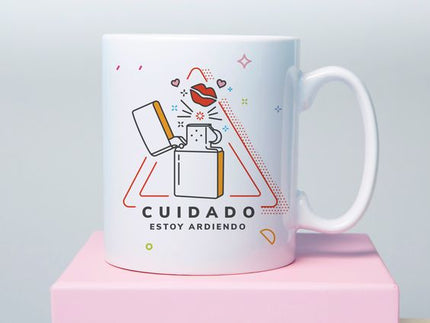Taza personalizada - Estoy Ardiendo