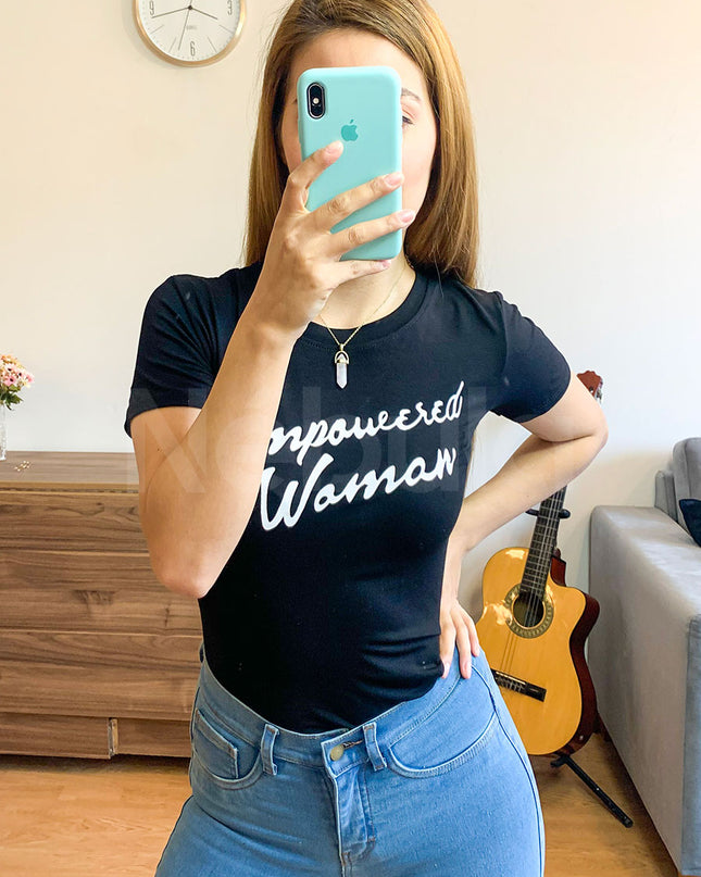 Polo Barú - Empowered Woman - Negro