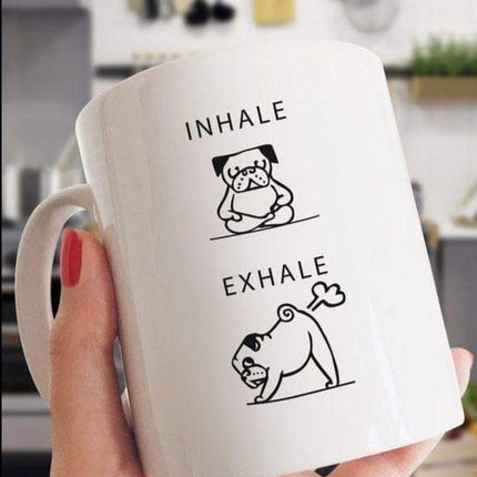 Taza personalizada - Inhale Exhale