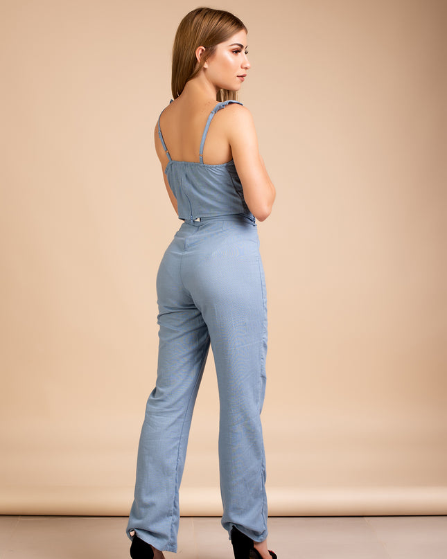Pantalón FranMary - Celeste
