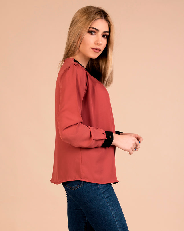 Blusa Disha - Lacre