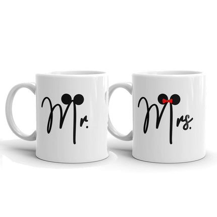 Taza personalizada - Mr and Mrs Disney