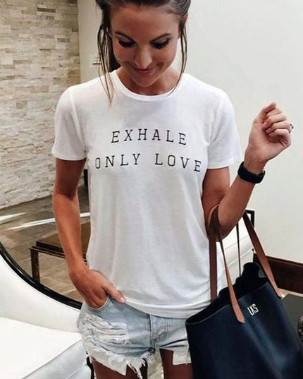 Polo Personalizado - Exhale Only Love