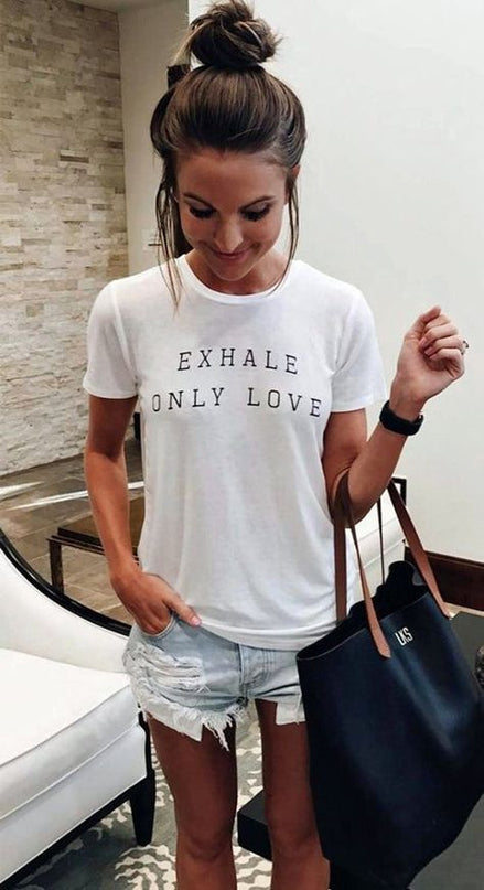 Polo Personalizado - Exhale Only Love