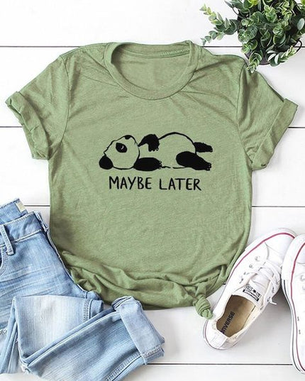 Polo Personalizado - Panda Maybe Later