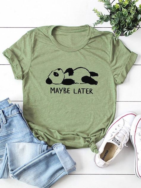 Polo Personalizado - Panda Maybe Later