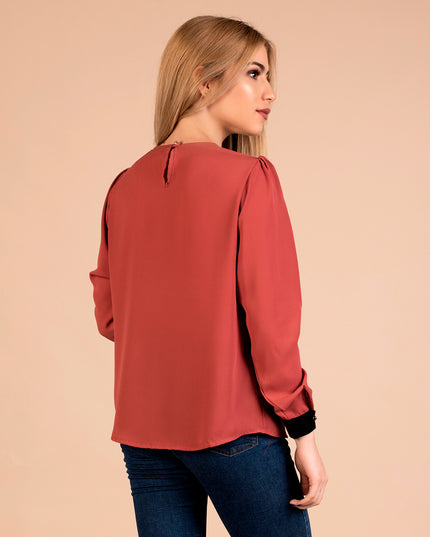 Blusa Disha - Lacre