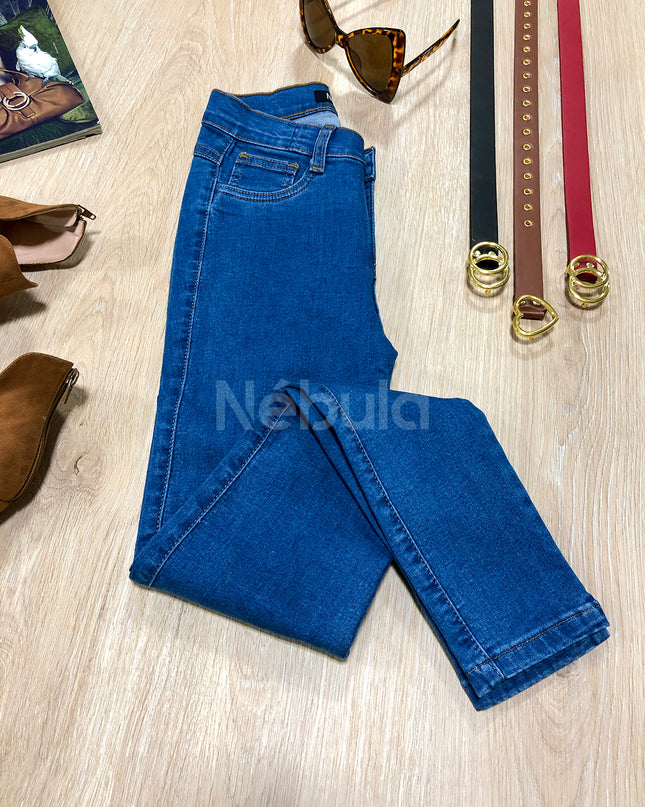 Pantalón Skinny - Azul Cristal
