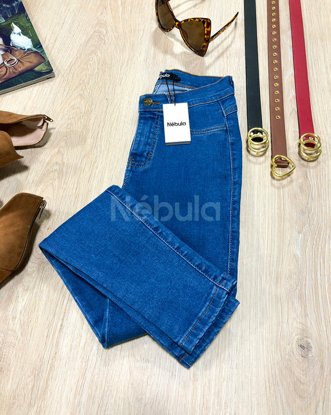 Pantalón Skinny - Azul Cristal