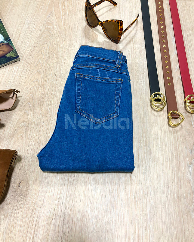 Pantalón Skinny - Azul Cristal