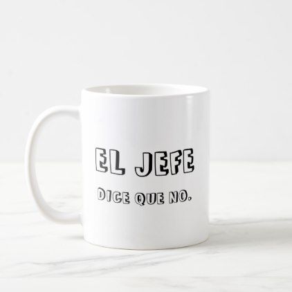 Taza personalizada - El Jefe