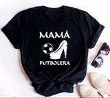 Polo Personalizado Mamá - Mamá futbolera