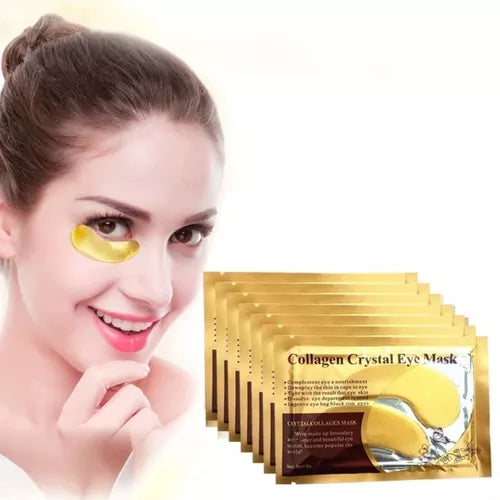 Paches de colágeno para ojeras - Dorado